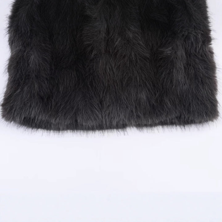 Damer fashionable faux fur jacket Stilla