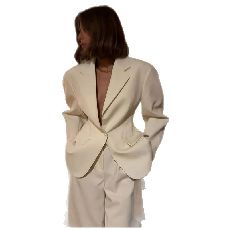 Kvinder Plus Size Blazer Stilla
