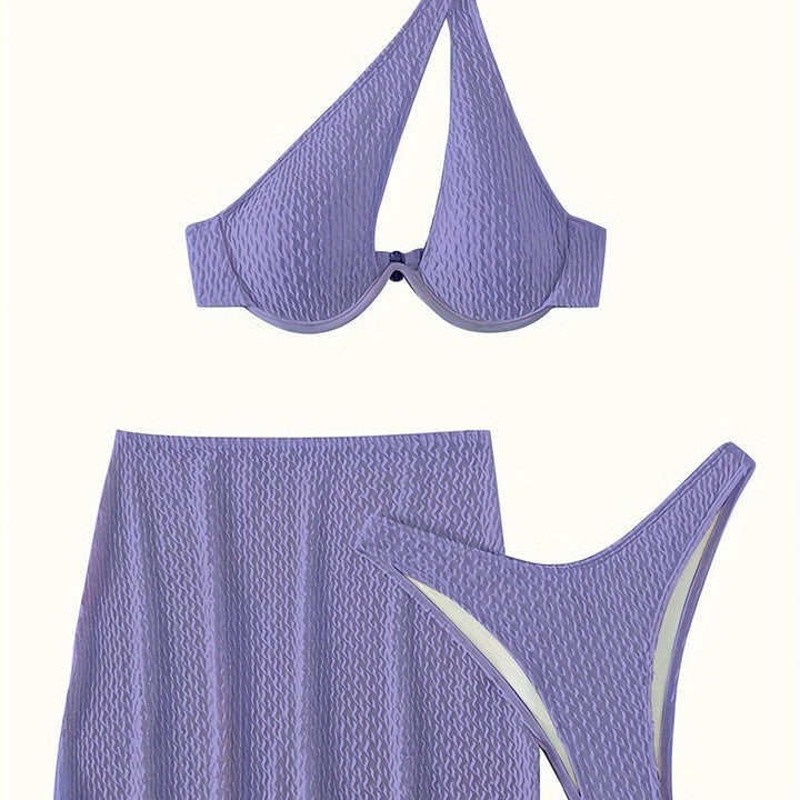 Femme Stilet Asymmetrisk Bikini-top Stilla
