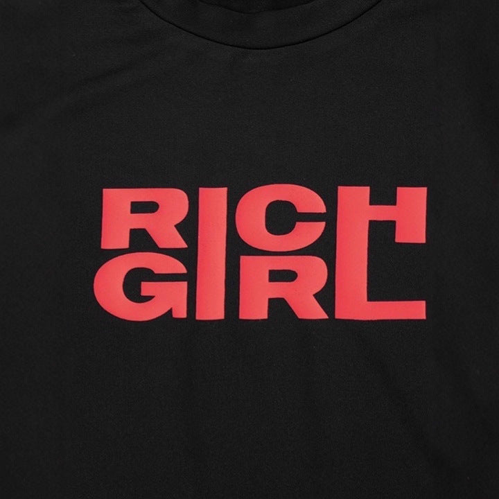Dame Kortærmet T-shirt med markant skrift Skovae