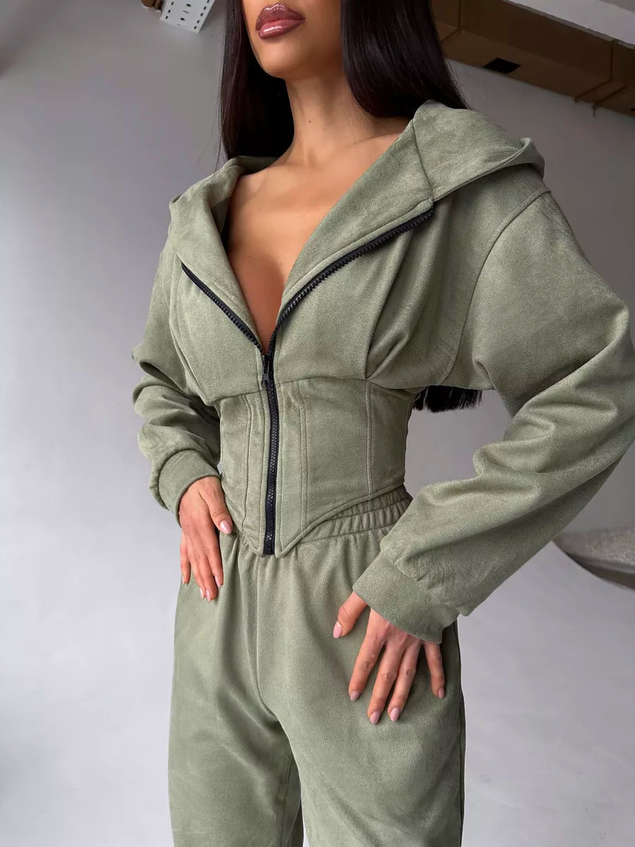 Kvinders sporty jumpsuit med fashionable detaljer Skovae