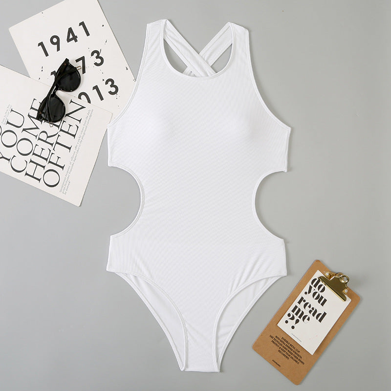 Dame Én-delt Badedragt med innovativt Cut-Out-design Stilla