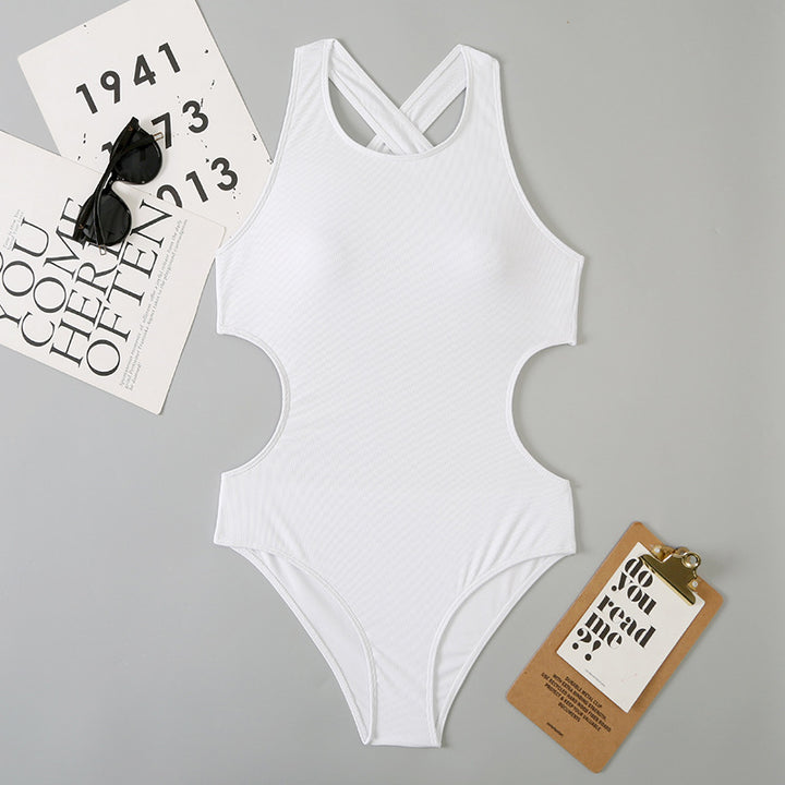 Dame Én-delt Badedragt med innovativt Cut-Out-design Stilla