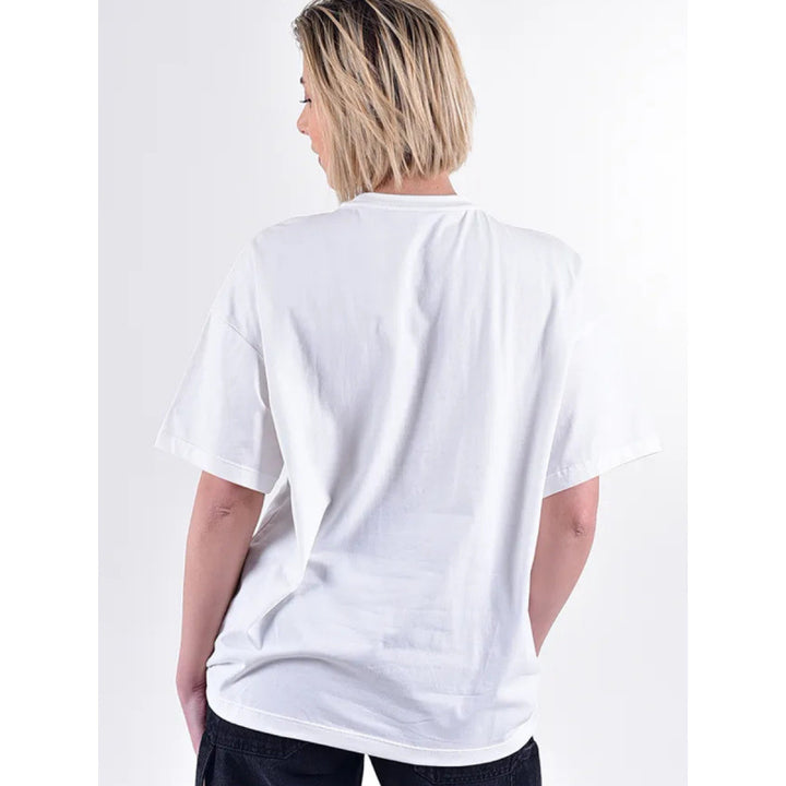 Dame Oversized T-Shirt med floralt tryk Stilla