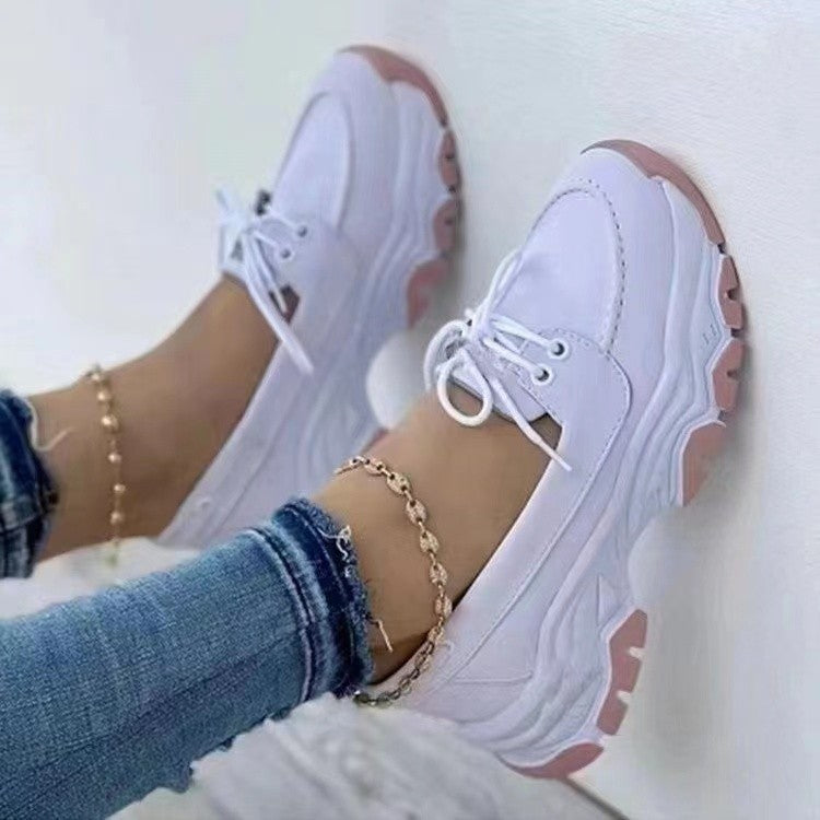 Dame komfortable fritids-sneakers med skridsikker sål og åndbart overmateriale Stilla