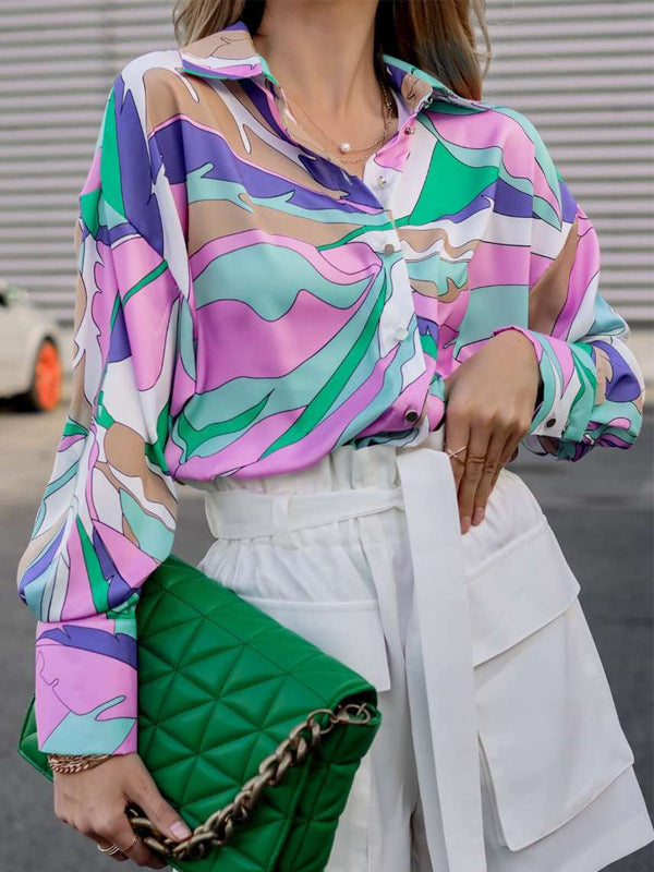 Dame Elegant og moderigtig bluse med dyremotiv Stilla