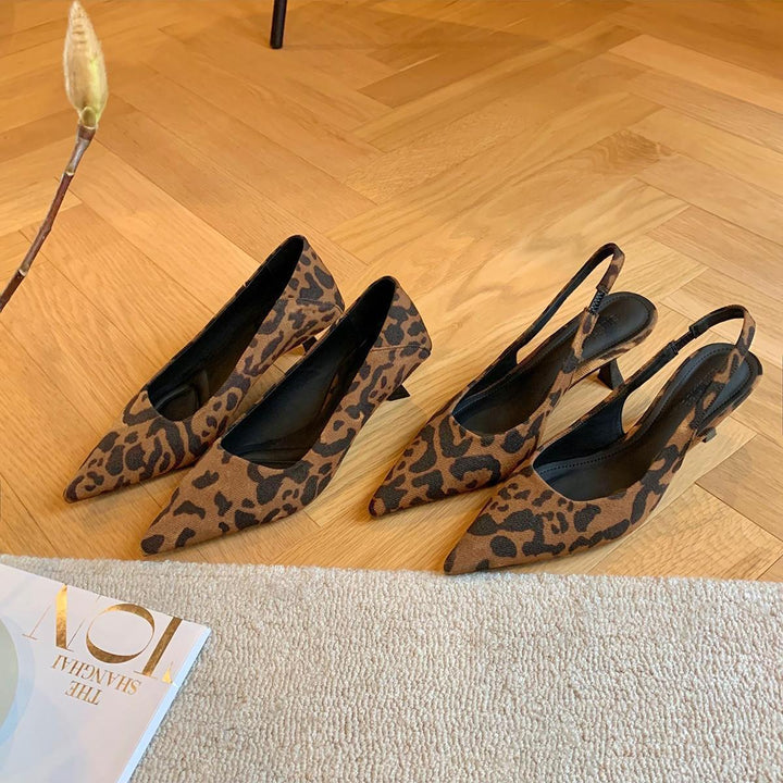 Dame elegante Slingback-hæle Stilla