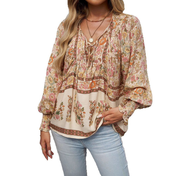 Femme Floral Boho Bluse Stilla