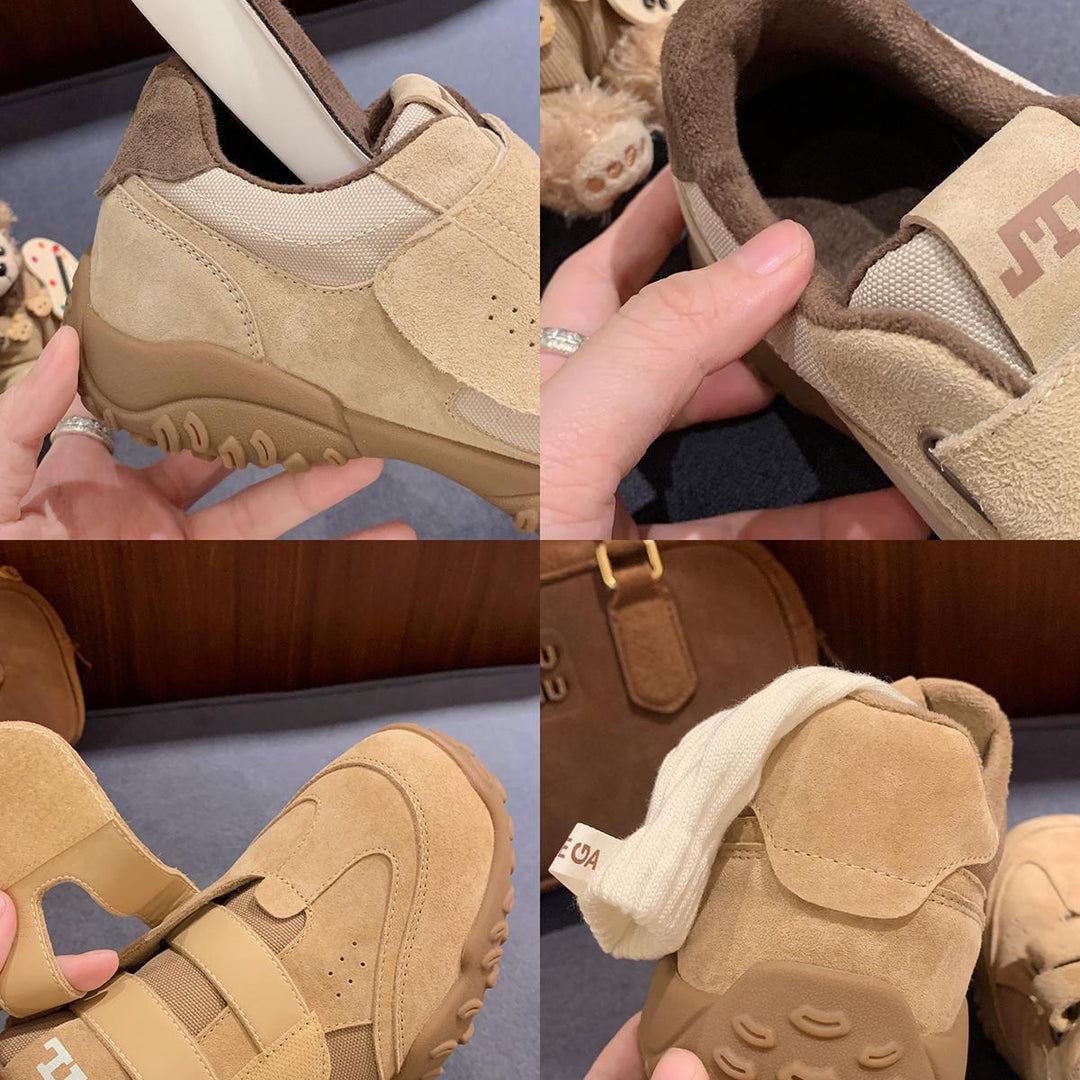 Herrer Suede Velcro-Sneakers Stilla
