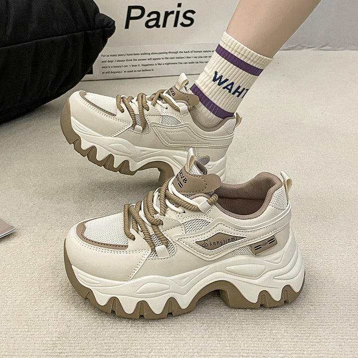 Dame Chunky Sneakers med åndbart mesh-overflade og dämpende sålprofil Stilla
