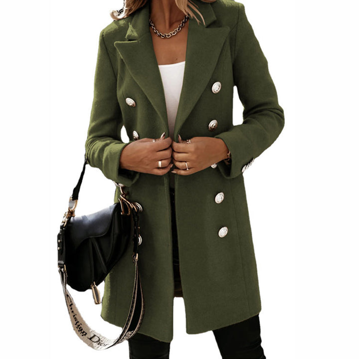 Dame moderne blazer med dobbeltknap og elegante knapper Stiila