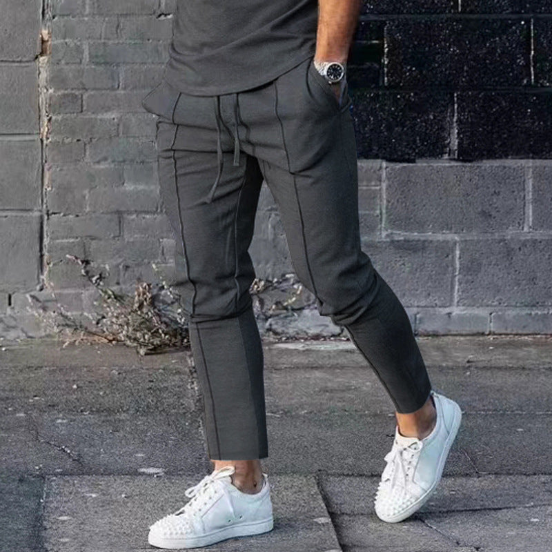 Herre fritids-joggingbukser med elastisk talje og stilfuldt design Stilla