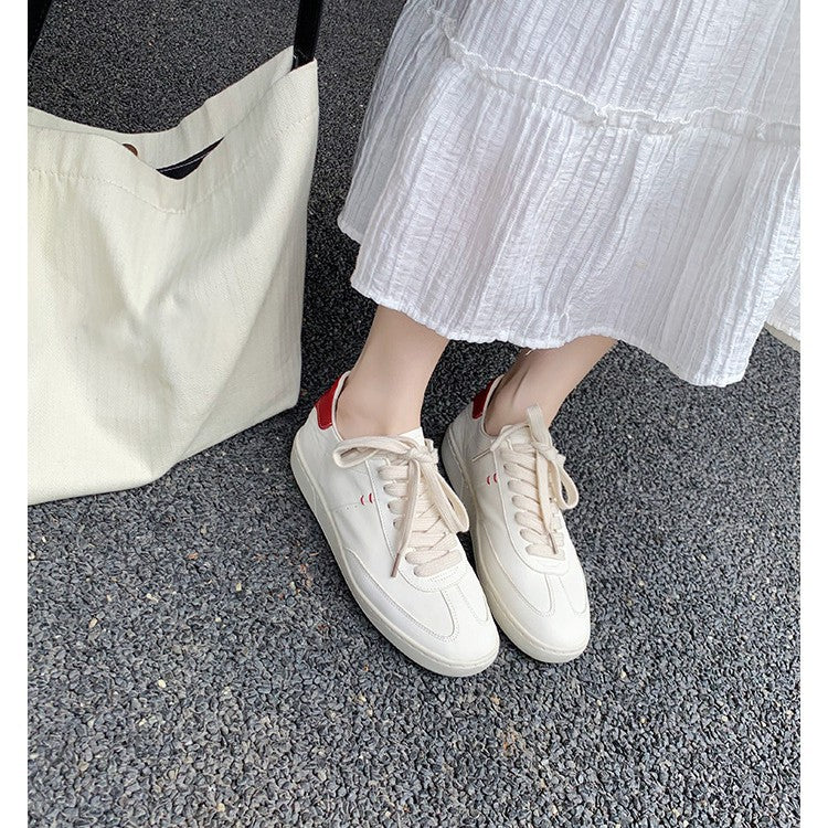 Herrer Premium Læder Fritid Sneakers Stilla
