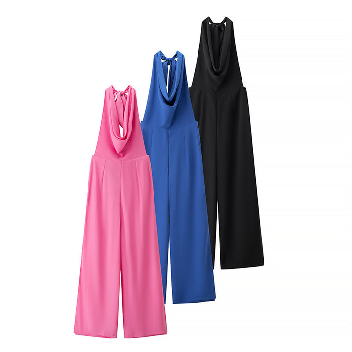 Dame Halter Neck Bred Ben Jumpsuit Stilla