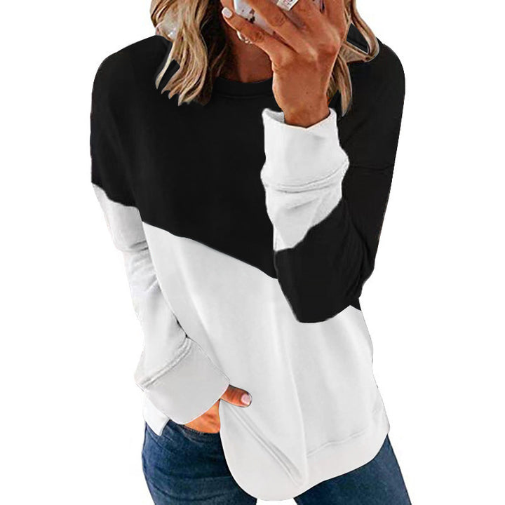 Damer Sweatshirt med moderne farveblok-design Stilla