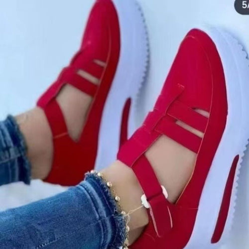 Dame fashionable Slip-On Sneakers med ergonomisk remsystem Stilla