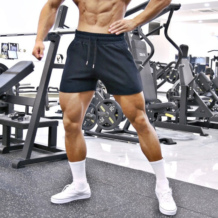Herrer Sporty Korte Løbeshorts med elastisk Talje Stilla