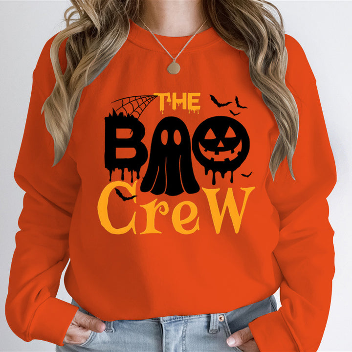 Kvinders sweatshirt med Halloween-tema og kreativ grafisk tryk Stilla