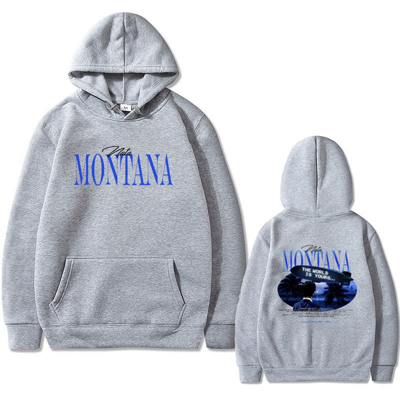 Kvinders hoodie med kreativ grafisk design og afslappet pasform Skovae