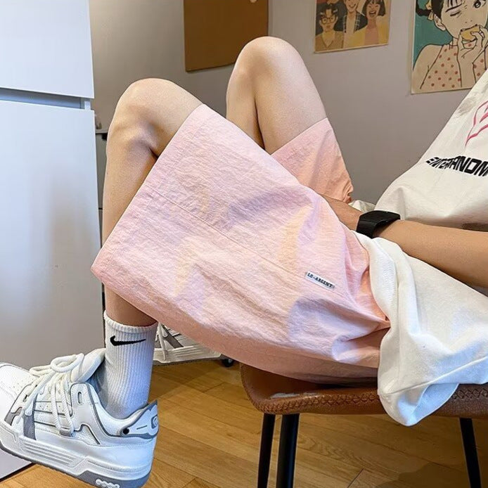 Herrer afslappede shorts i let nylon med elastisk talje og praktiske sidelommer Stilla