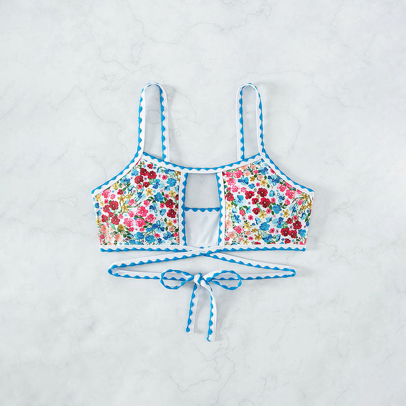 Dame Crop-Top Bikinioberdel Skovae