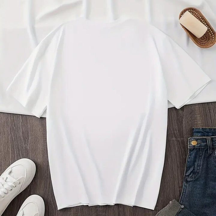 Dame Fashion T-shirt med sporty Malibu Beach print Stilla