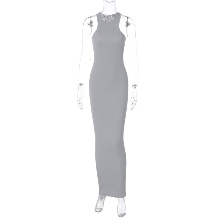 Dame Langærmet Maxikjole med elegant Slim-Fit-snit Stilla