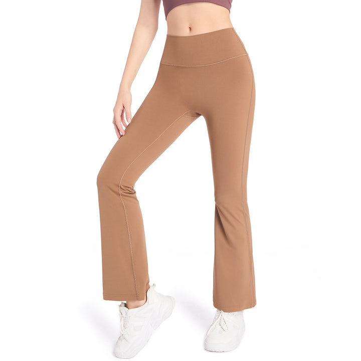 Dame Flared Leggings lavet af åndbart funktionsmateriale med høj talje Stilla