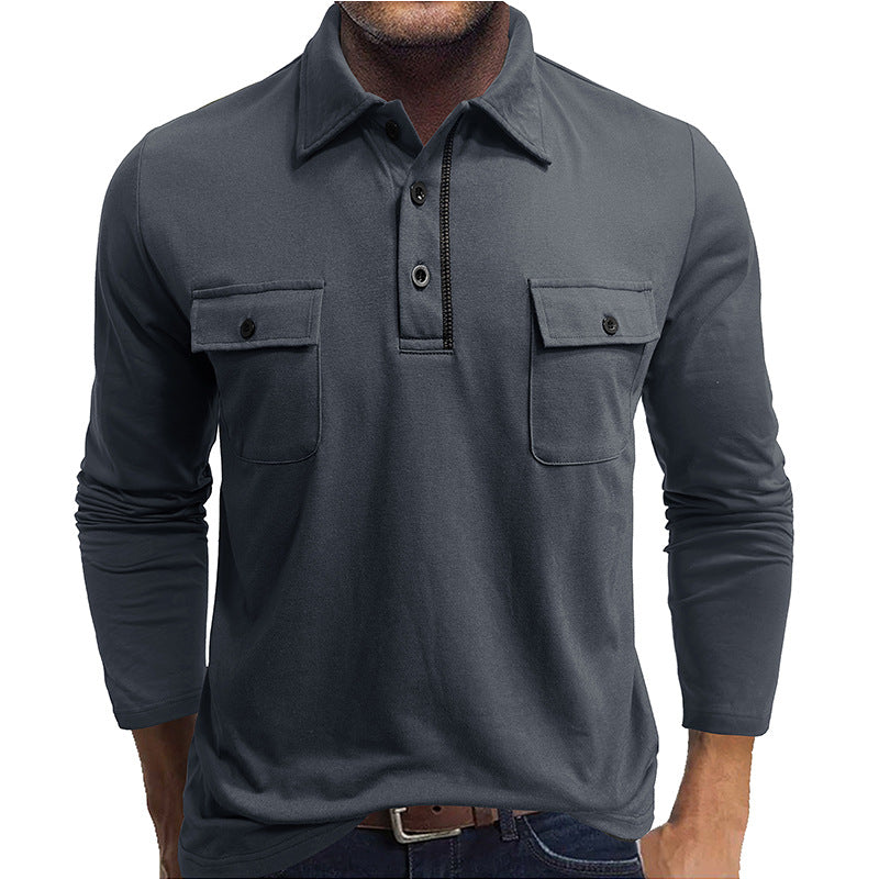 Herrer Langærmet polo shirt Stilla