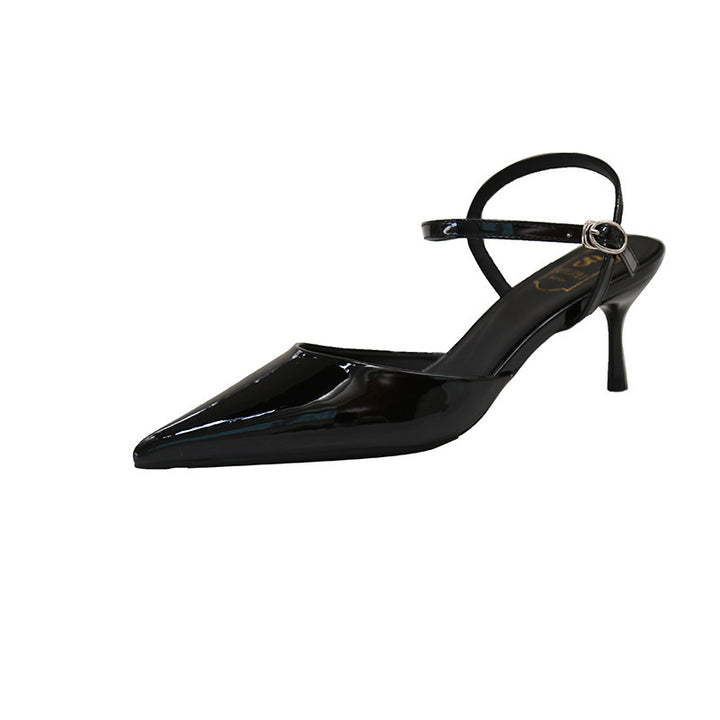 Dame elegante spidse Slingback-pumps med flot rem Stilla
