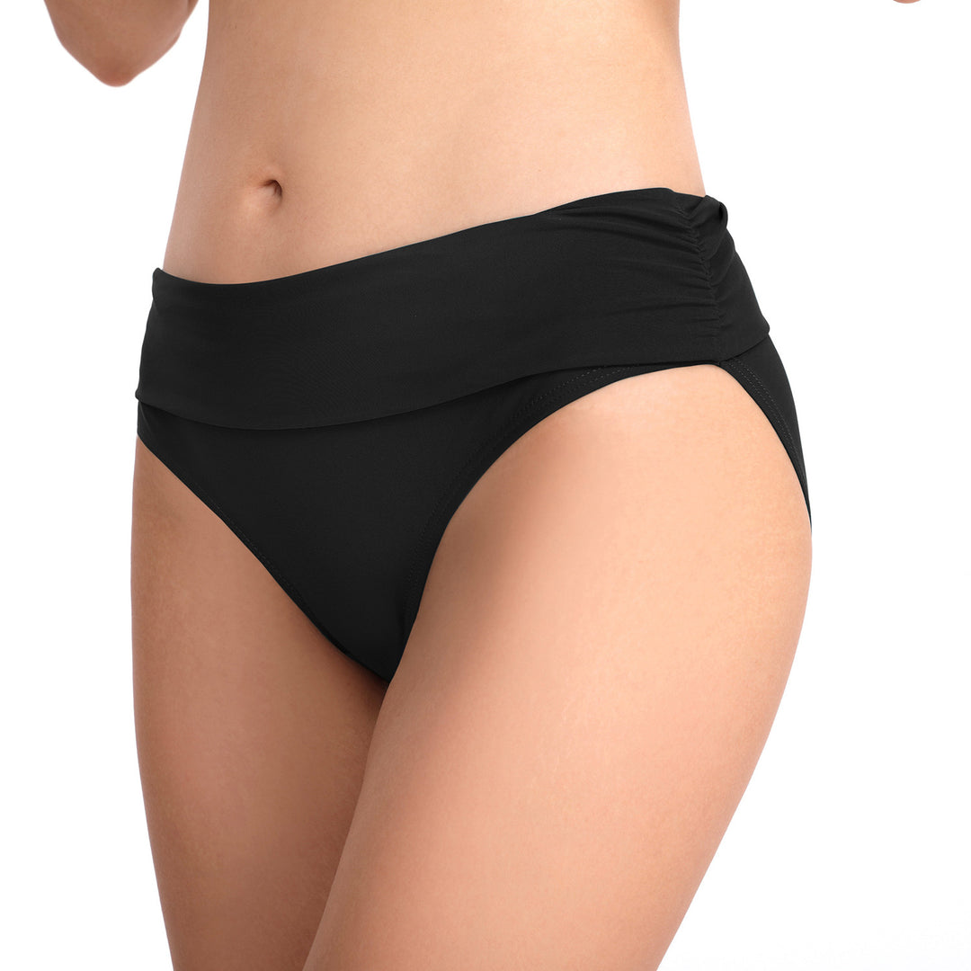 Dame Høj talje Badeshorts med elegant flæseindsats Stilla