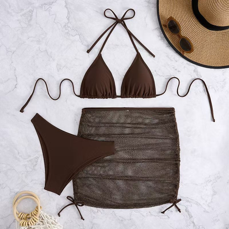 Femme Mesh Lagdel Bikini Sæt Stilla