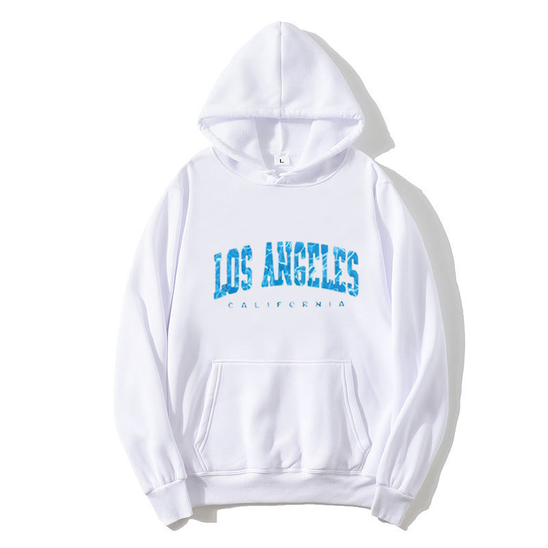 Kvinders hoodie med iøjnefaldende Los Angeles bogstaver Skovae