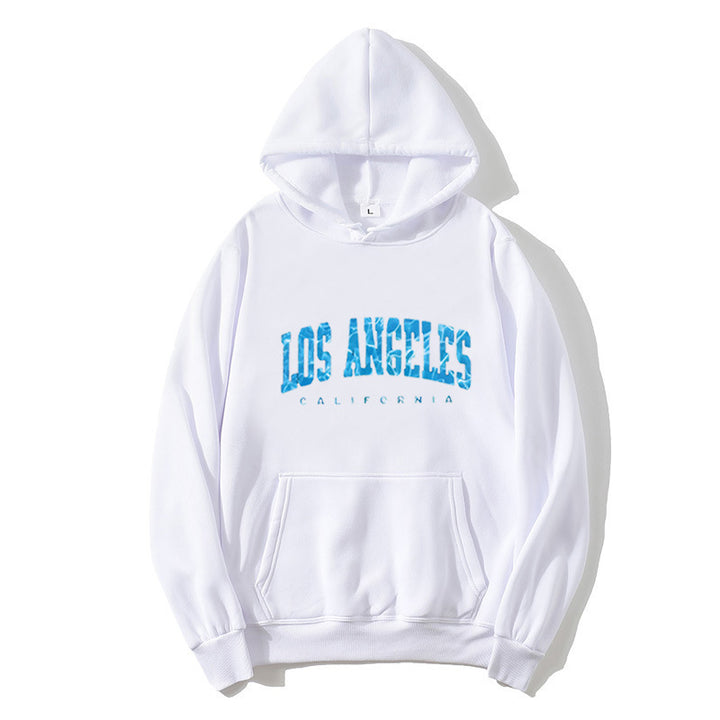 Kvinders hoodie med iøjnefaldende Los Angeles bogstaver Skovae