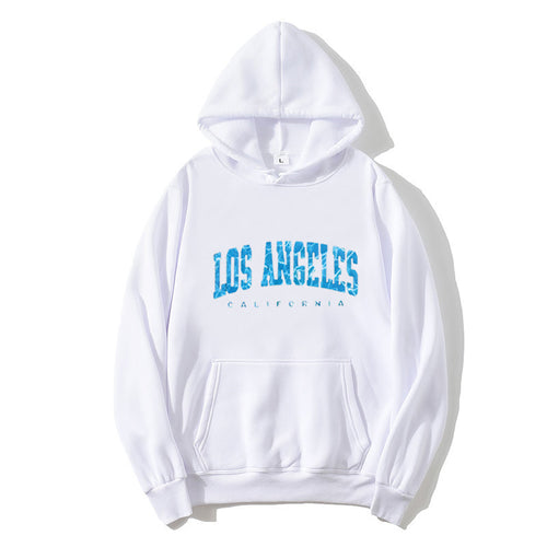 Kvinders hoodie med iøjnefaldende Los Angeles bogstaver Skovae