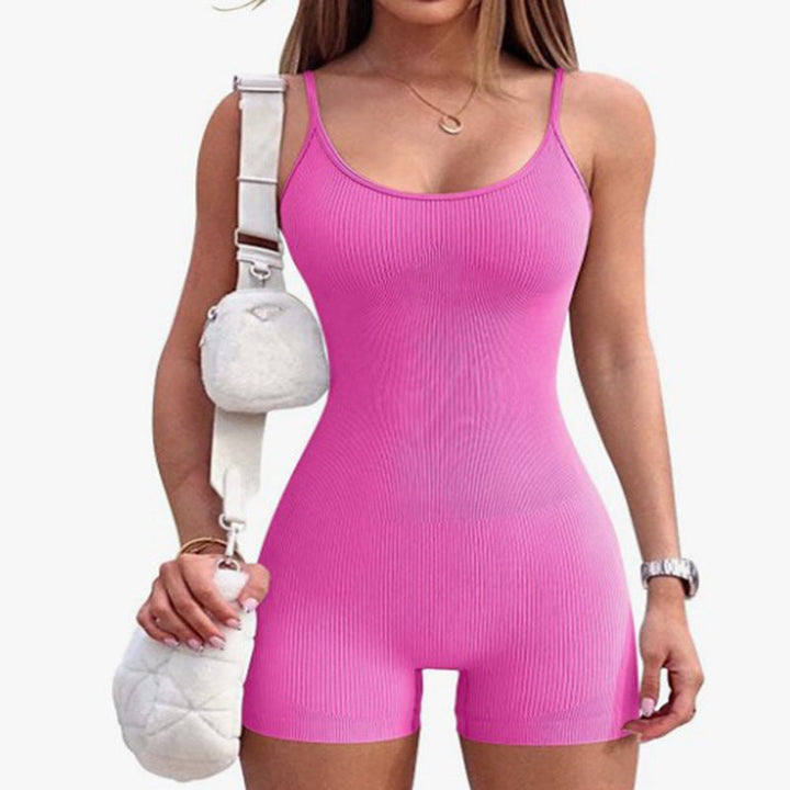 Stilla | Tæt Sommer Stropp Bodysuit Shorts