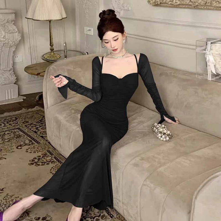 Stilla | Forførende Strapless Bodycon Havfruekjole
