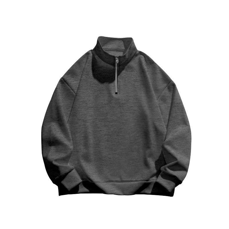 Herrer højfrekvent Sweatshirt Jakke med ståkrave og lynlås Stilla