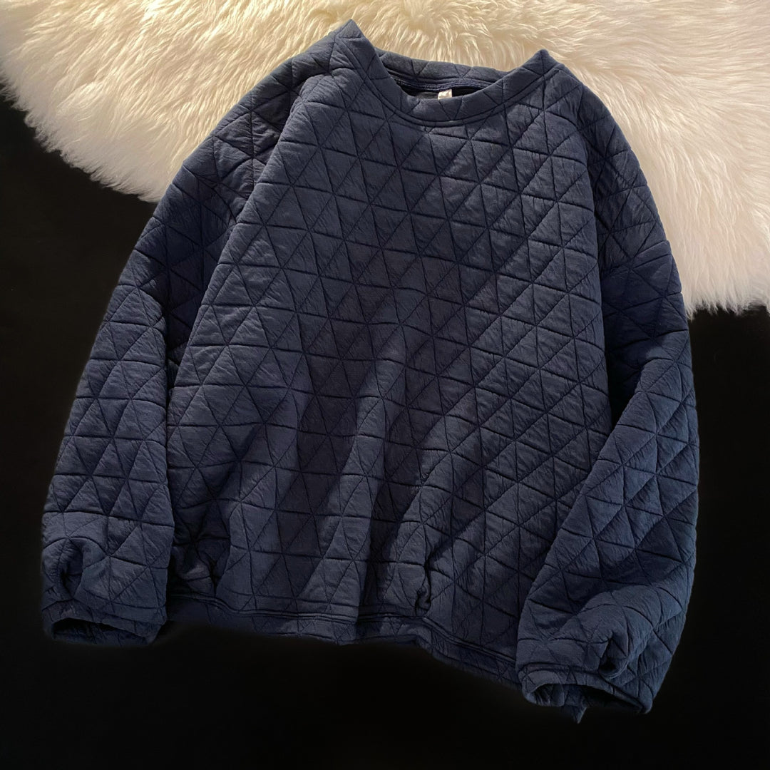 Femme quiltet komfort sweatshirt Stilla
