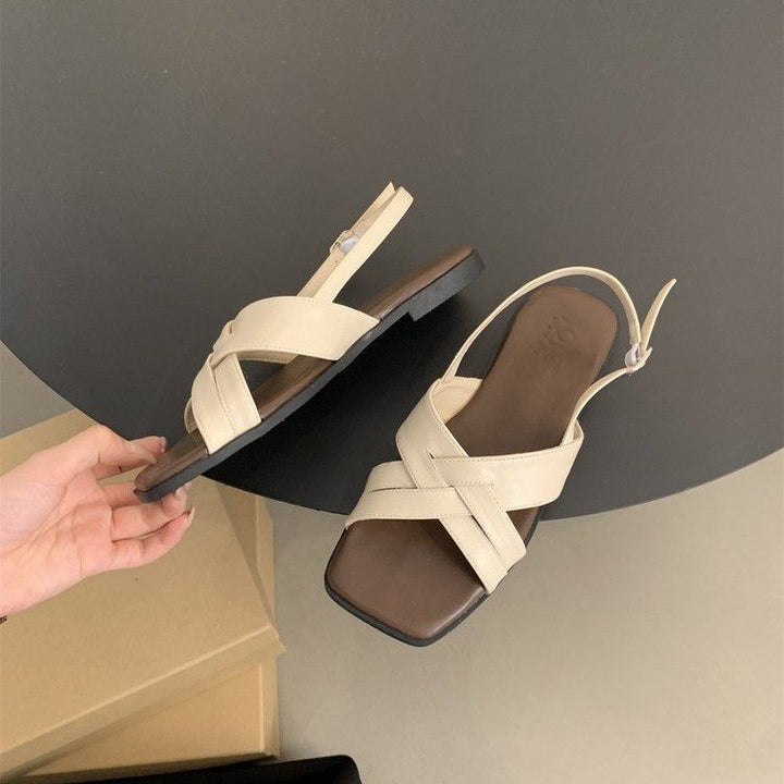 Dame Plateau Sandaler med elegant krydsrem-design og komfortabel fodseng Stilla