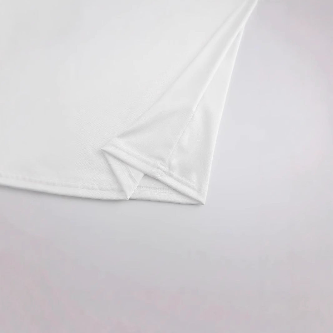 Dame Statement T-shirt med kreativ sætning og tætsiddende pasform Skovae