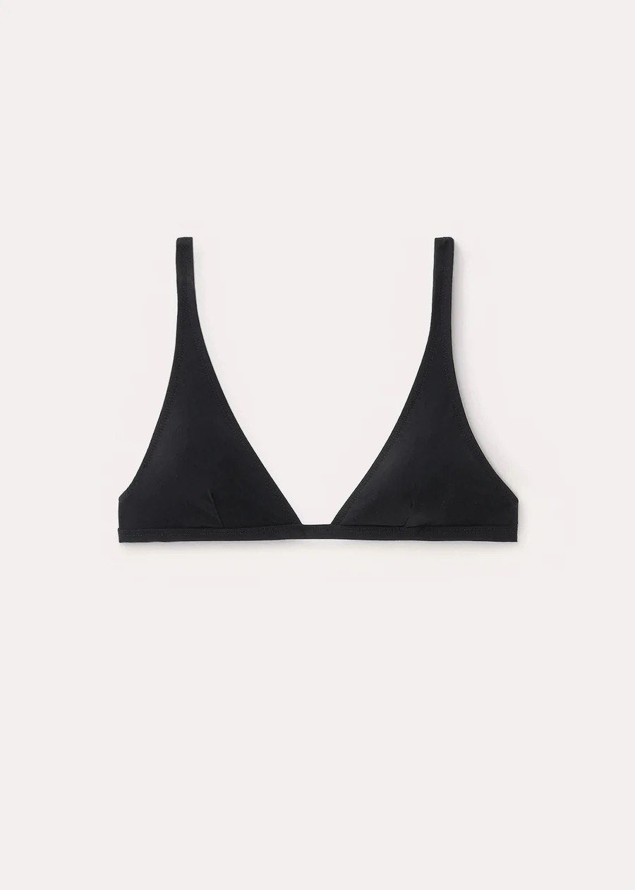 Dame triangel-bikini top med justerbare stropper Skovae