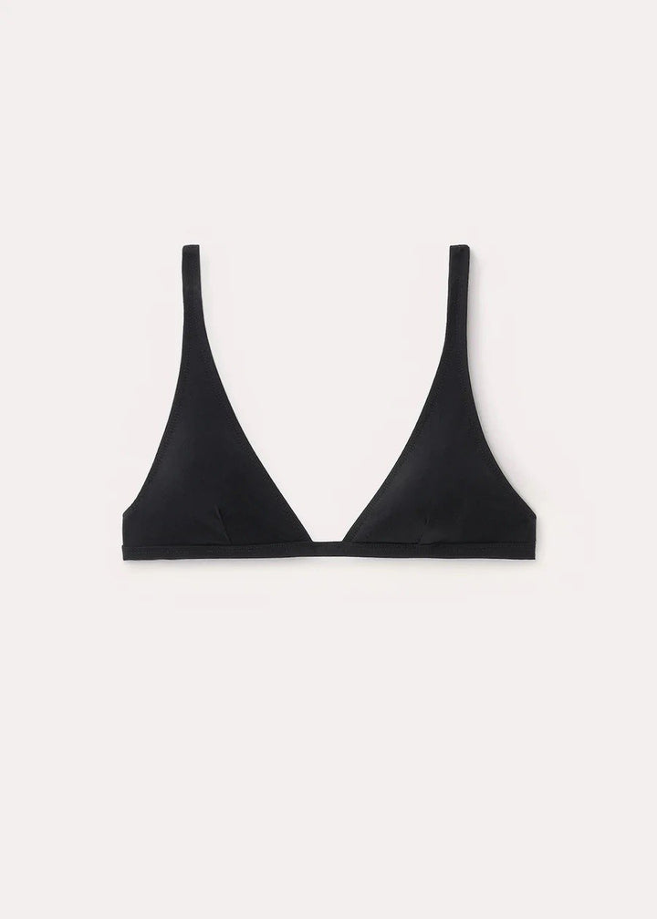 Dame triangel-bikini top med justerbare stropper Skovae