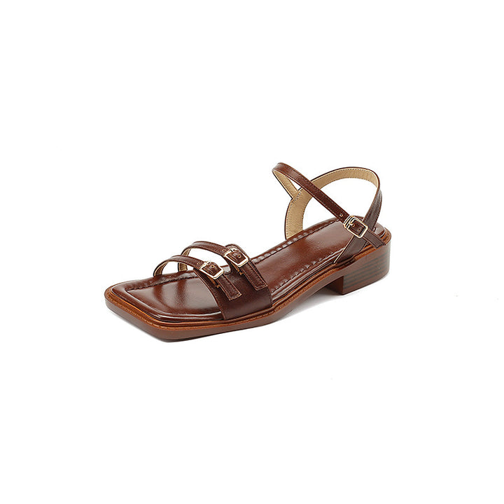 Dame sandaler med justerbare spænder fra Stilla