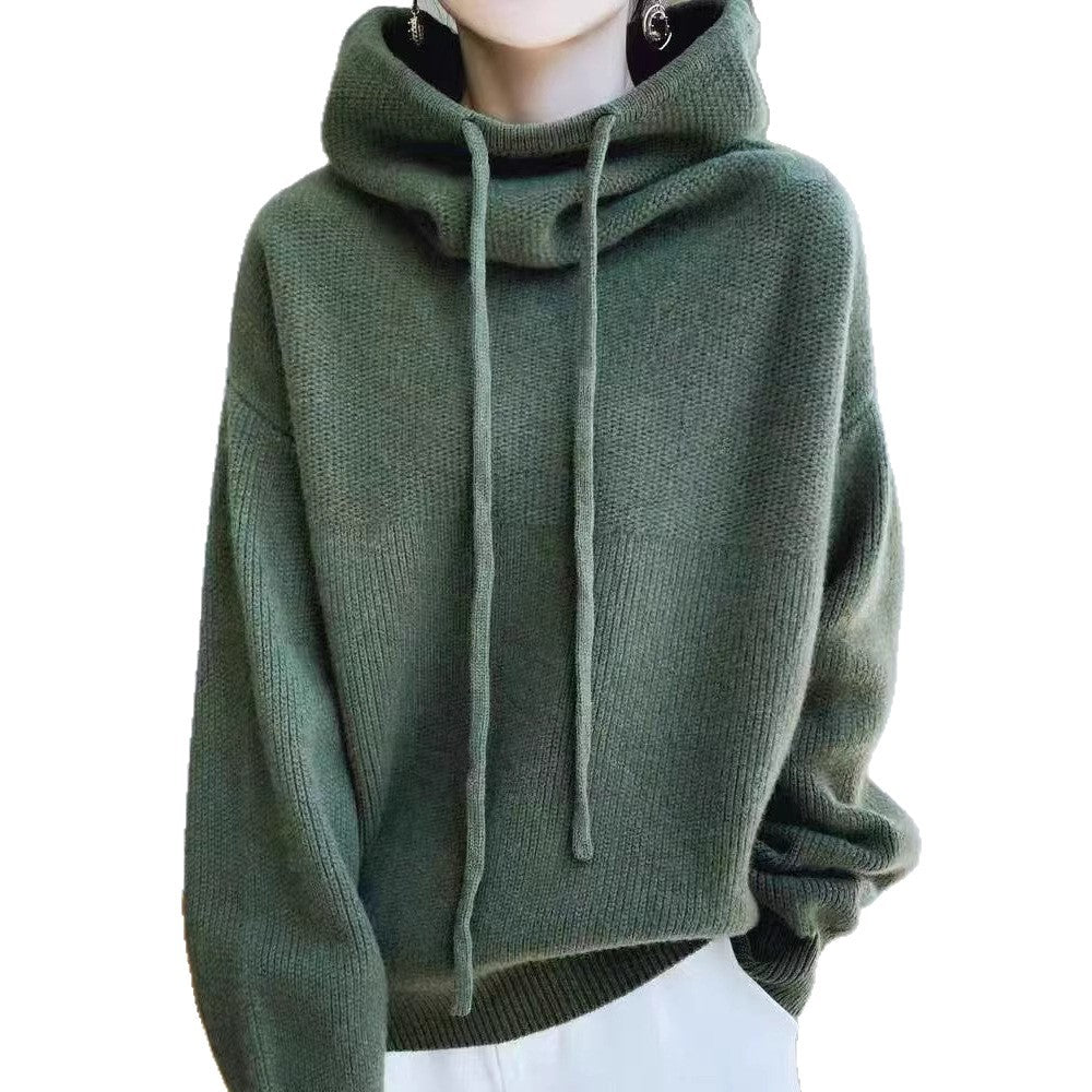 Femme Cozy Høj Hals Pullover Trøje Stilla