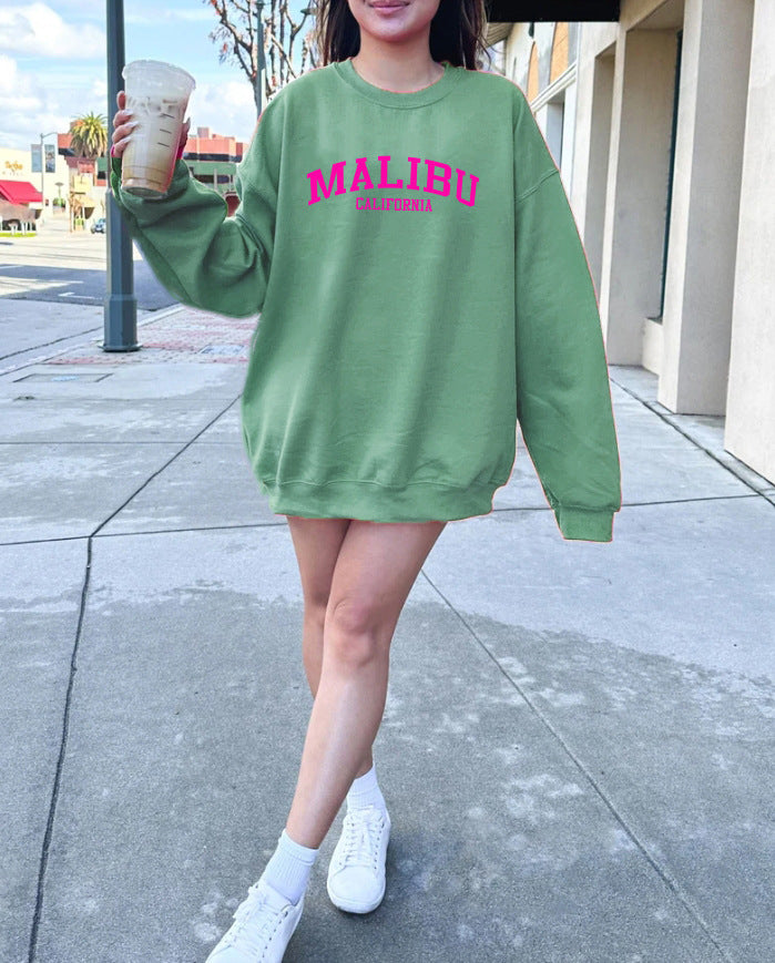 Kvinders sweatshirt med afslappet California-logo og blødt materiale Stilla