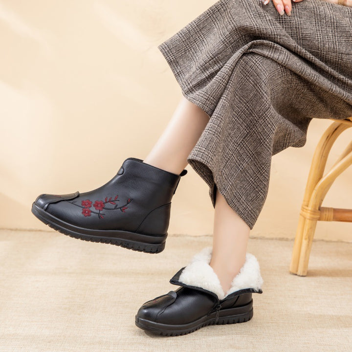 Femme Broderet Ankelskafter Stilla