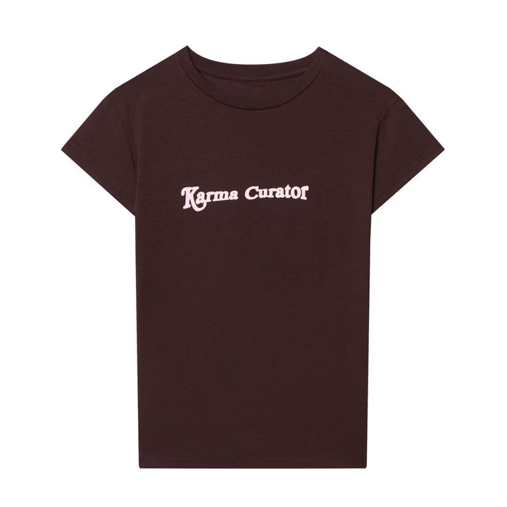 Dame T-shirt med individuel tekst Skovae