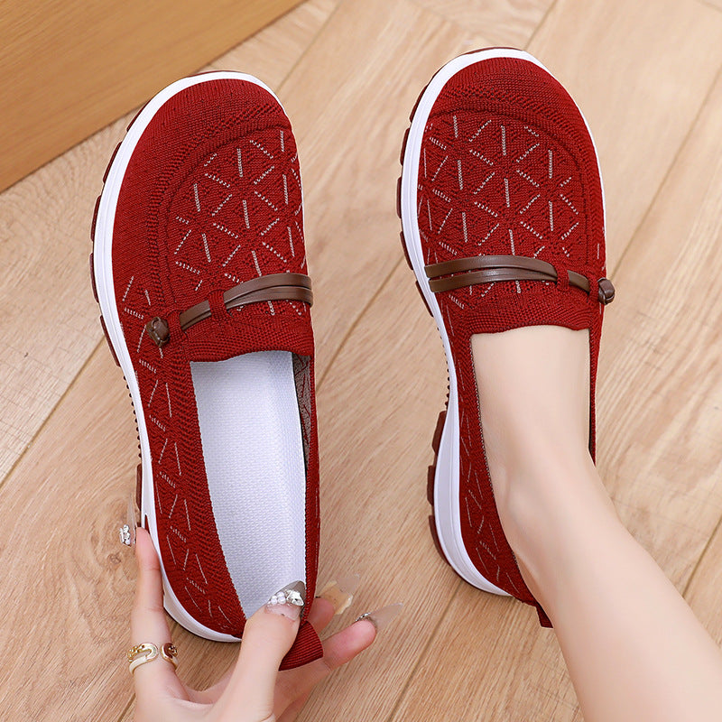 Dame Åndbare Slipper med elastisk indgangsdesign og skridsikker sål Stilla