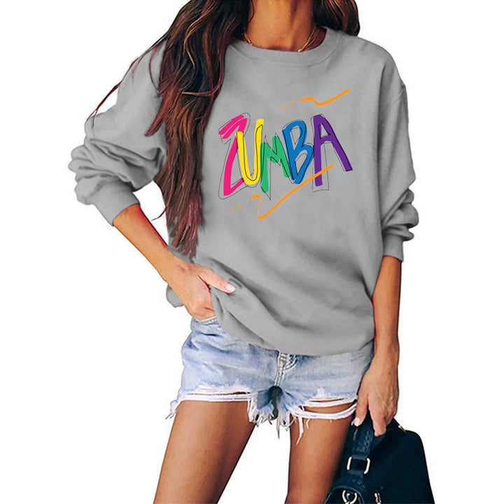 Dame sweatshirt med moderne Zumba design og casual fit Stilla